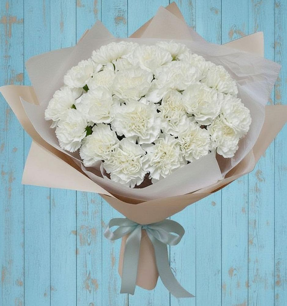 Букет цветов из: Гвоздики в Приупский