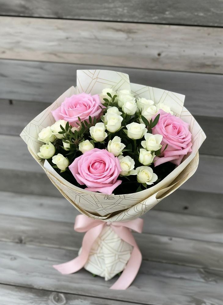 Букет цветов из: Розы в Приупский