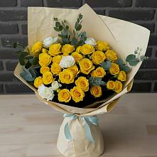 Букет цветов из:  Розы в Приупский