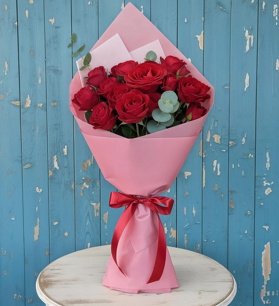 Букет цветов из: Розы в Приупский