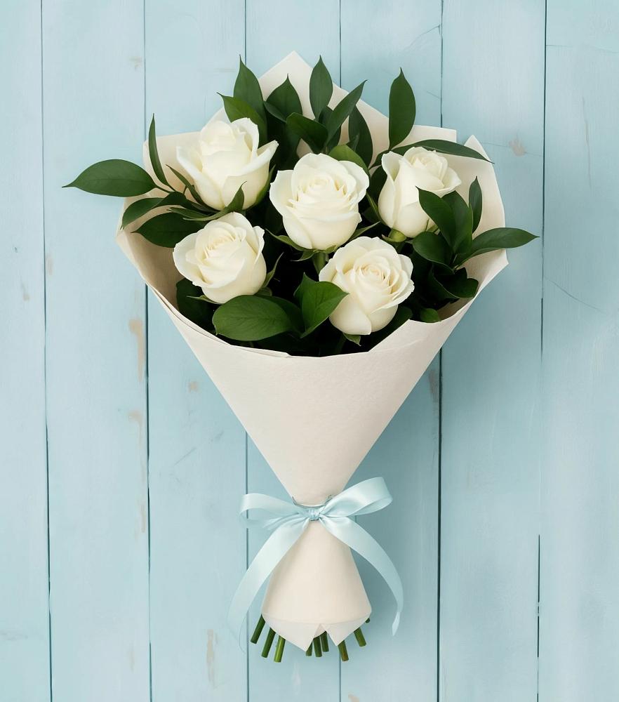 Букет цветов из: Розы в Приупский