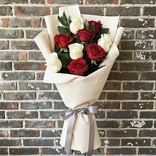 Букет цветов из:  Розы в Приупский