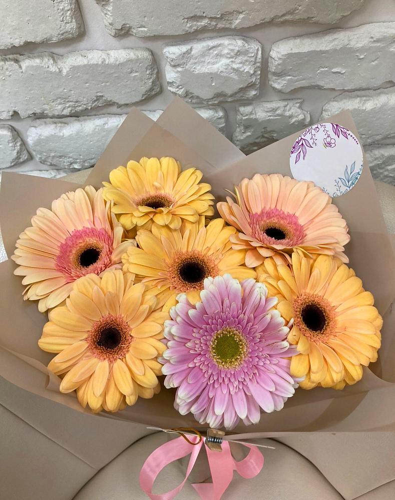 Букет цветов из: Герберы в Приупский