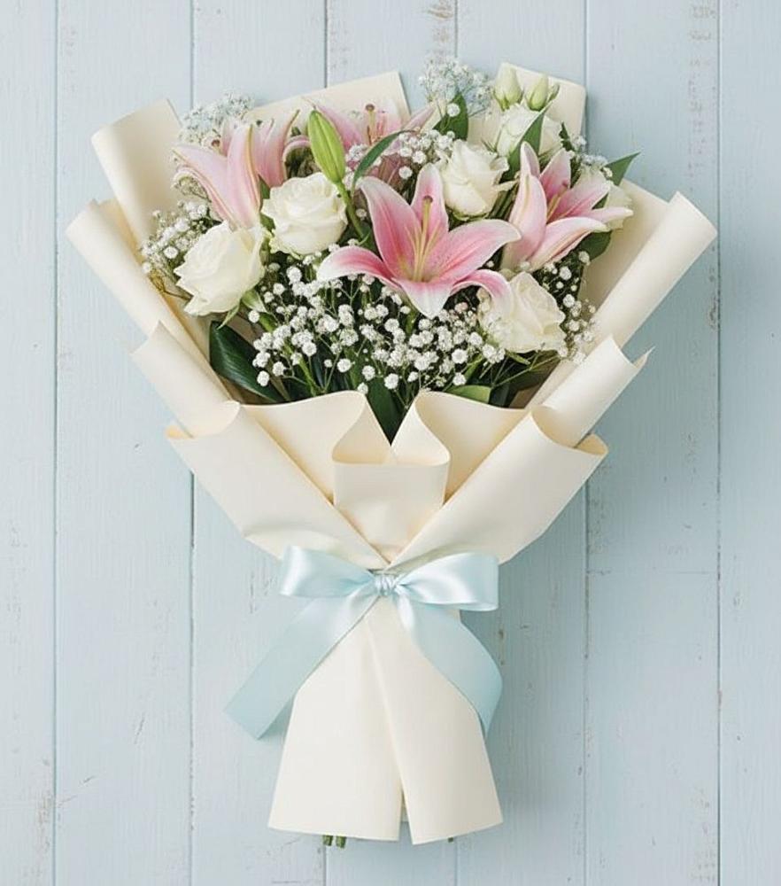 Букет цветов из: Лилии в Приупский