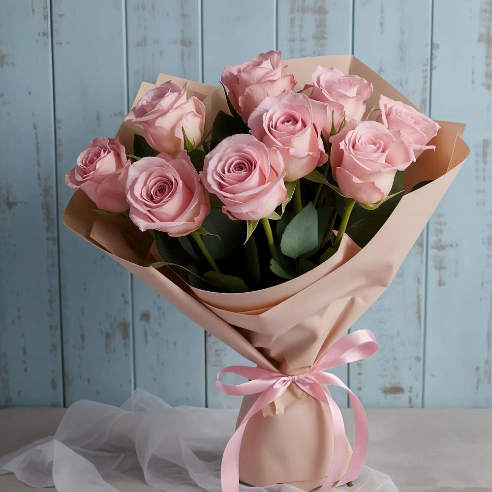 Букет цветов из: Розы в Приупский