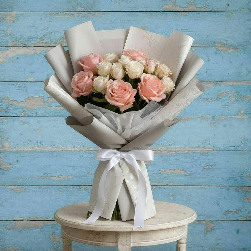 Букет цветов из: Розы в Приупский