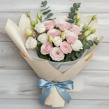 Букет цветов из:  Лизиантусы в Приупский