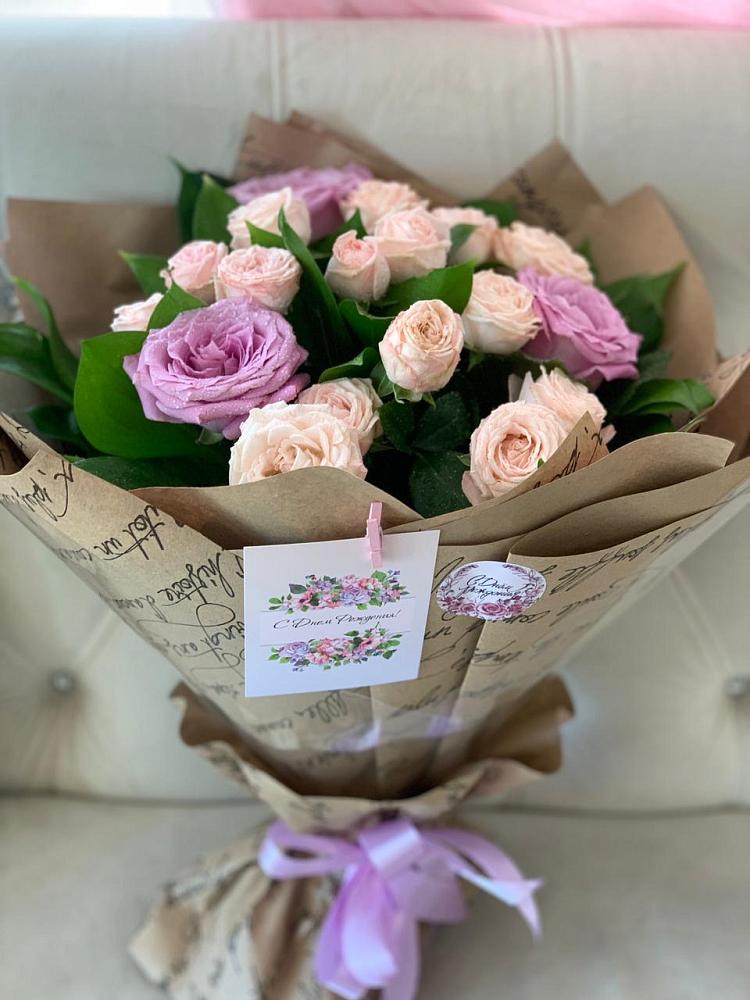 Букет цветов из: Розы в Приупский