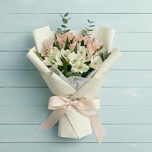 Букет цветов из:  Альстромерии в Приупский