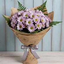 Букет цветов из:  Хризантемы в Приупский