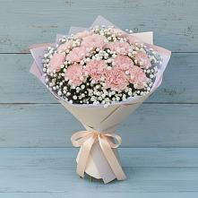 Букет цветов из:  Гвоздики #REPLACE_PRED# Приупский