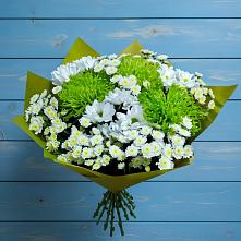 Букет цветов из:  Хризантемы #REPLACE_PRED# Приупский