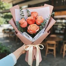 Букет цветов из:  Розы в Приупский