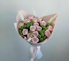 Букет цветов из:  Розы и Хризантемы #REPLACE_PRED# Приупский