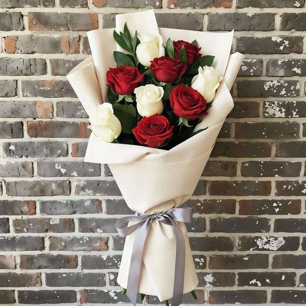 Букет цветов из: Розы в Приупский