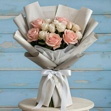 Букет цветов из:  Розы в Приупский