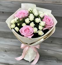 Букет цветов из:  Розы в Приупский