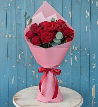 Букет цветов из:  Розы в Приупский