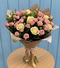 Букет цветов из:  Розы в Приупский