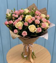 Букет цветов из:  Розы в Приупский