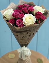 Букет цветов из:  Розы в Приупский