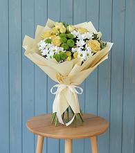 Букет цветов из:  Хризантемы и Розы #REPLACE_PRED# Приупский