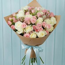 Букет цветов из:  Розы в Приупский